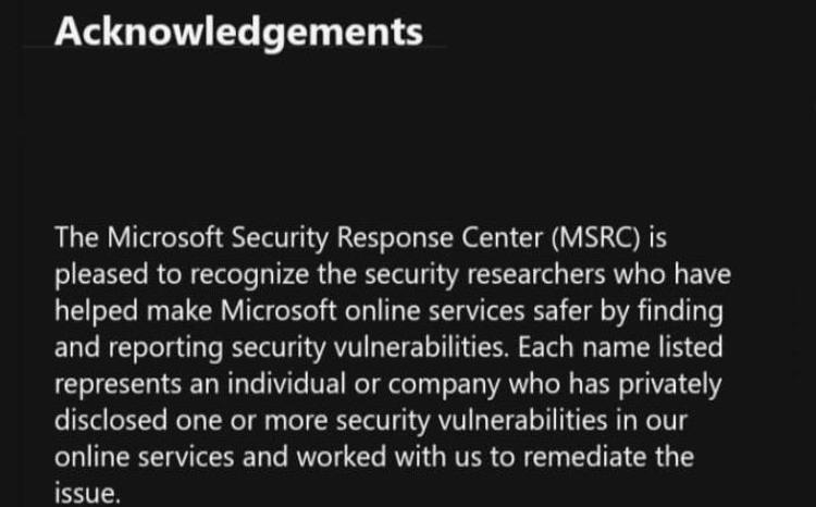 Студент БВШН обнаружил критическую брешь в безопасности в Microsoft 