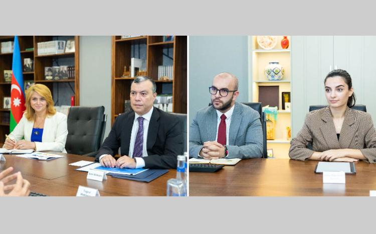 Əmək və əhalinin sosial müdafiəsi naziri Sahil Babayev üçüncü “Yüksəliş” müsabiqəsinin qalibləri ilə görüşüb 