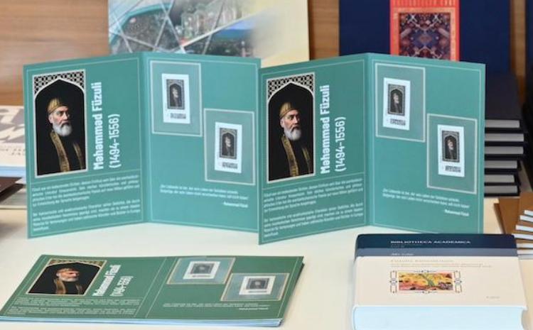 Almaniyada Məhəmməd Füzulinin 530 illik yubileyinə həsr olunmuş poçt markası buraxılıb 