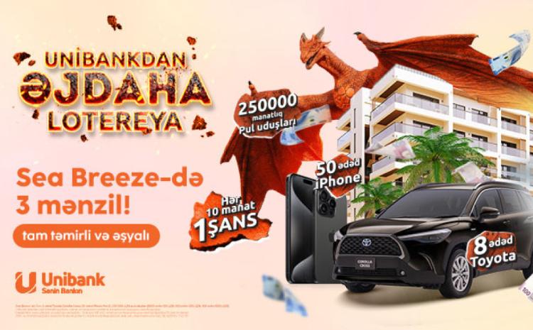 “Unibankın” “Əjdaha” lotereyasının ikinci tirajının qalibləri kimlər olacaq? 