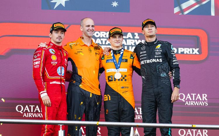 "Formula 1": Azərbaycan Qran-prisinin qalibi mükafatlandırılıb 