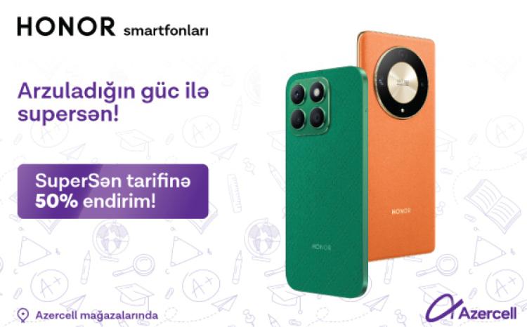  Azercell launches “HONOR+SuperSən” campaign! 
