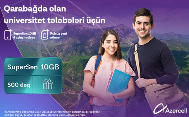 Azercell launches special campaign for university students in Karabakh 