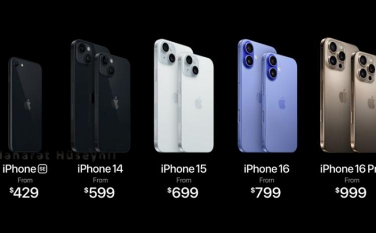 “Iphone 16” Azərbaycanda bu qiymətə satılacaq 