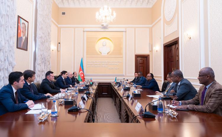 Nazir Fərid Əhmədov Efiopiyanın Ədliyyə Nazirliyinin ədliyyə məsələləri üzrə dövlət katibi ilə görüşüb 