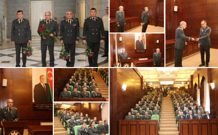 Hərbi Prokurorluqda milli prokurorluq orqanlarının yaradılmasının 106-cı ildönümünə həsr olunmuş mərasim keçirilib 