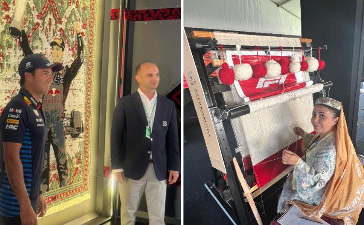 Гости Гран-при Азербайджана Формула 1 ознакомились с искусством ковроткачества Азербайджана 