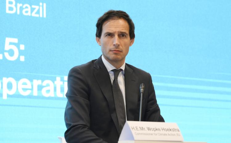 Commissioner Wopke Hoekstra participated in the pre-COP in Baku 