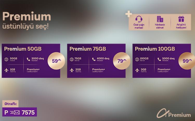 Azercell presents updated Premium tariff packs 