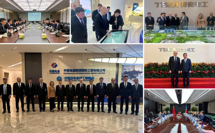 Energetika naziri Çində PowerChina və TBEA şirkətləri ilə görüşüb 