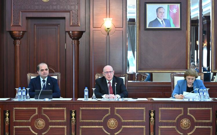 Milli Məclisin Səhiyyə komitəsinin 2024-cü ilin payız sessiyasında ilk iclası keçirilib 