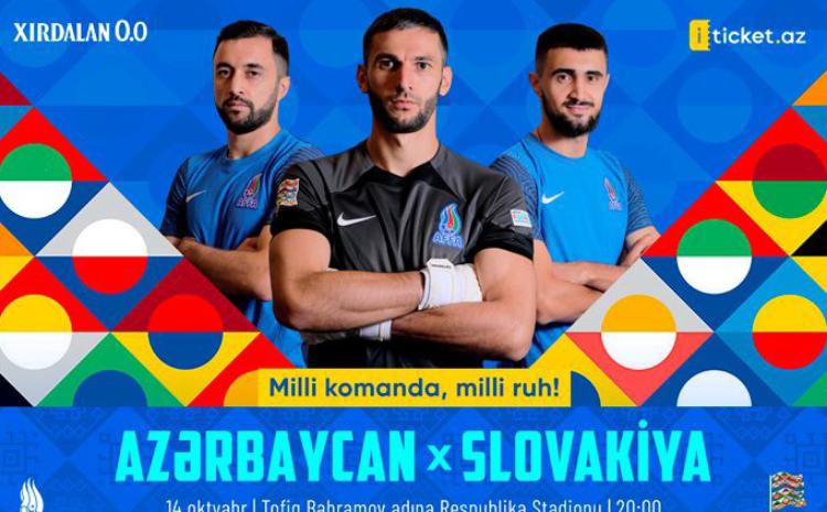 Azərbaycan - Slovakiya oyununun biletləri satışa çıxarılıb 
