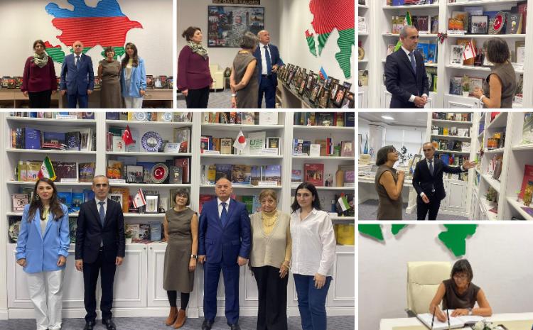 Şimali Kiprin Arkın Yaradıcı Sənətlər və Dizayn Universitetinin professoru MEK-in qonağı olub 