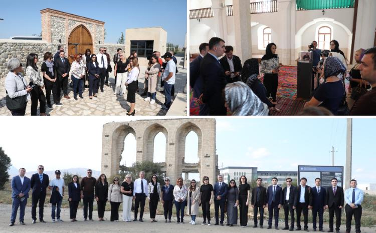 Beynəlxalq Bakı Forumunun iştirakçıları Ağdamda yerində müşahidə aparıblar 