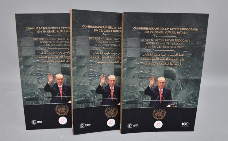 Ərdoğanın BMT-dəki çıxışı kitab şəklində çap olundu 