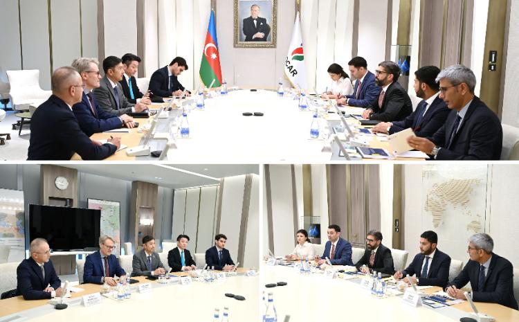 SOCAR prezidenti “Yokogawa Europe B.V.” şirkətinin prezidenti ilə görüşüb 