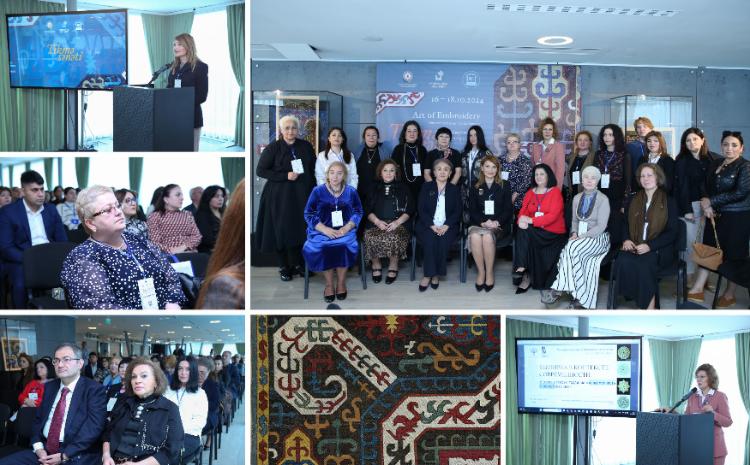 В Азербайджанском национальном музее ковра проходит международная научная конференция «Искусство вышивки» 