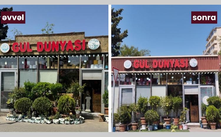 Bakının estetik görüntüsünə xələl gətirən reklamlar yeniləri ilə əvəzlənir 