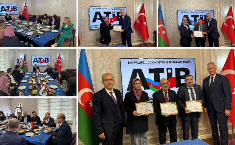 ATİB-in 20 illiyi münasibətilə elan edilmiş müsabiqənin qalibləri mükafatlandırılıb 