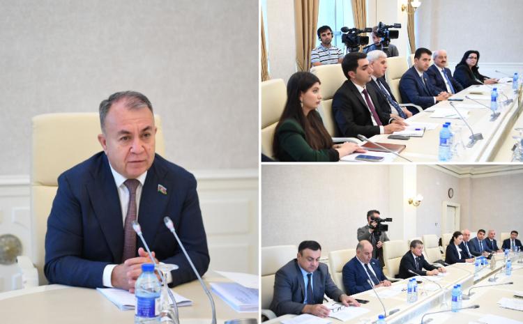 Milli Məclisin Təbii ehtiyatlar, energetika və ekologiya komitəsinin iclası keçirilib 