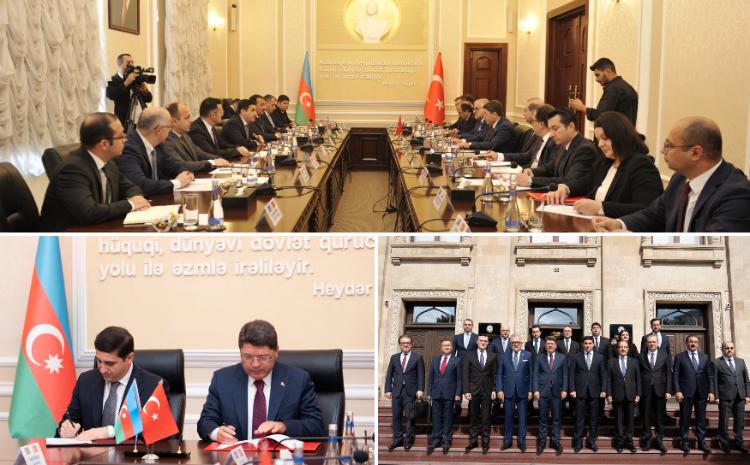 Azərbaycan və Türkiyə ədliyyə nazirlikləri arasında Anlaşma Memorandumu imzalanıb 