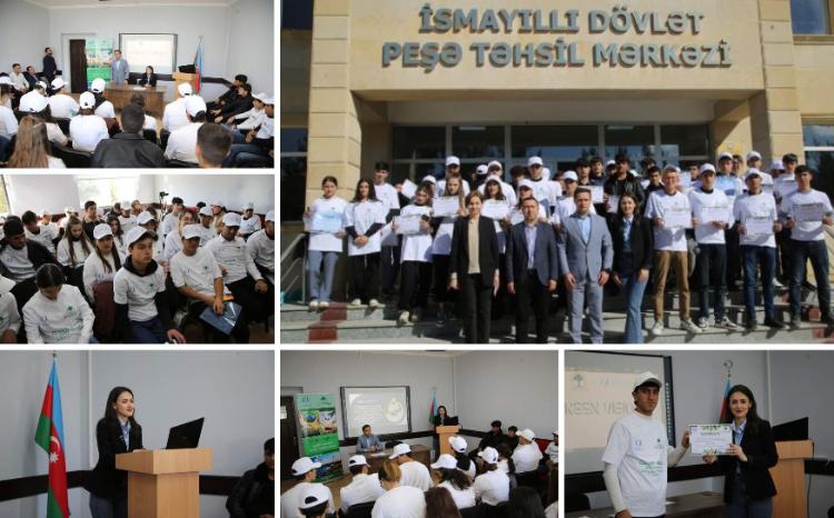 Region gəncləri üçün ekoloji maarifləndirmə tədbiri keçirilib 