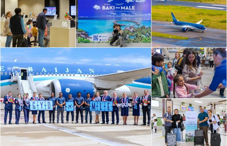 AZAL совершил первый рейс из Баку на Мальдивы 