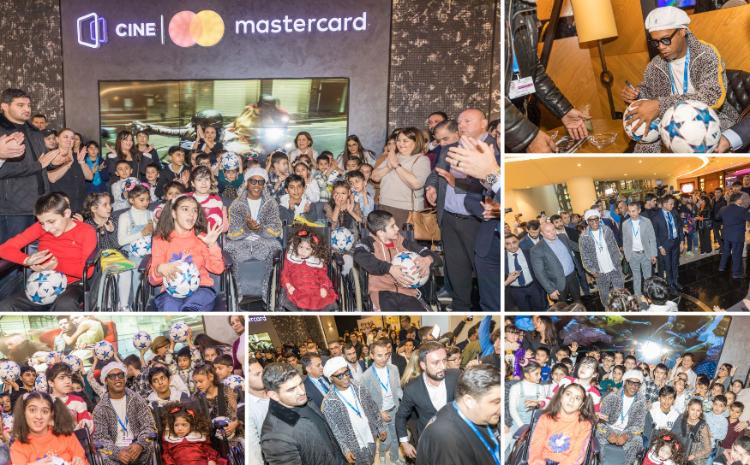 В CineMastercard легендарный Роналдиньо подарил радость азербайджанским детям 