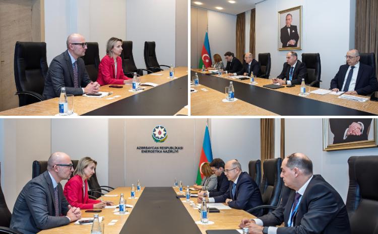 Energetika naziri Avropa Komissiyası və Avropa İnvestisiya Bankı ilə görüşlər keçirib 