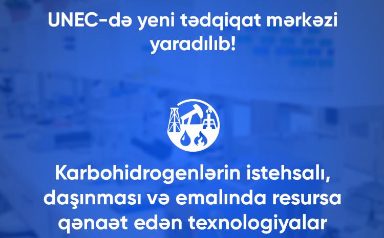 A new research center has been established at UNEC 