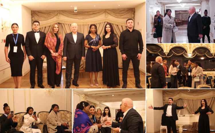 Esvatini Krallığının Kralı III Msvatinin xanımı Akademik Musiqili Teatrının qonağı olub 