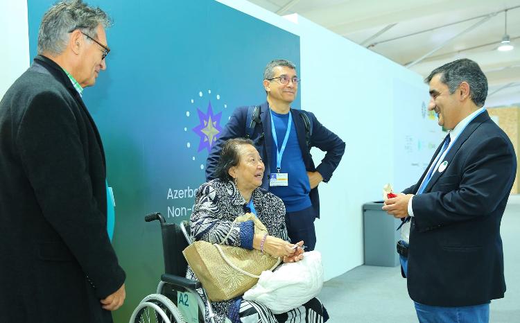 COP29-da Azərbaycan QHT-lərinin pavilyonu beynəlxalq qonaqları qarşıladı 