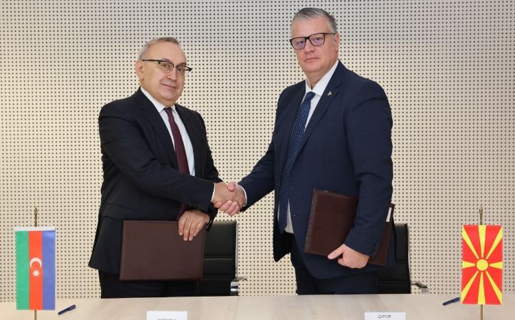 SOCAR və Şimali Makedoniyanın “ESM” Səhmdar Cəmiyyəti arasında Anlaşma Memorandumu imzalanıb 