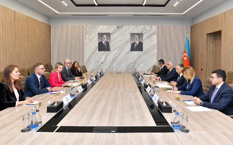 Nazir Rəşad Nəbiyev Avropa İnvestisiya Bankının vitse-prezidenti ilə görüşüb 