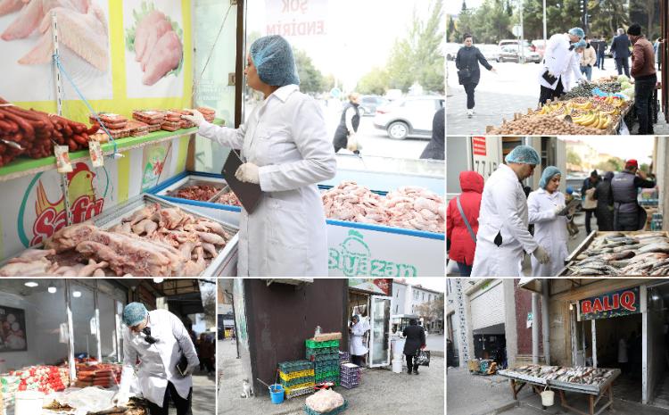 Küçə və yol kənarlarında qida məhsullarının qanunsuz satışı ilə mübarizə tədbirləri genişləndirilib 