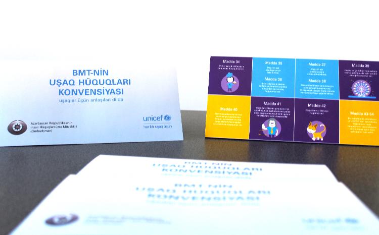 Ombudsman və UNICEF tərəfindən “BMT-nin Uşaq hüquqları Konvensiyası” adlı maarifləndirici vəsait hazırlanıb 