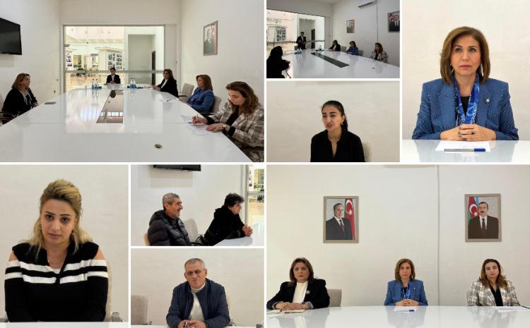 Ailə, Qadın və Uşaq Problemləri üzrə Dövlət Komitəsinin sədri Bahar Muradova Hacıqabulda vətəndaşları qəbul edib 