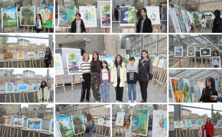 Metropolitençi övladlarının rəsm sərgisi açılıb 