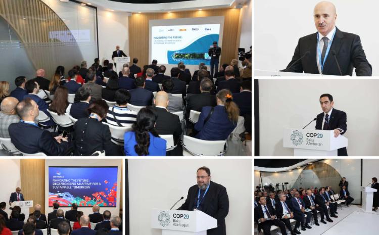 Discussions on "Navigating the future: Decarbonizing maritime for a sustainable tomorrow" held within COP29 Framework - VIDEO