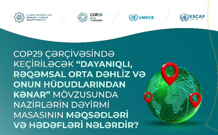 “Dayanıqlı, rəqəmsal Orta Dəhliz və onun hüdudlarından kənar” mövzusunda nazirlərin dəyirmi masası: məqsədlər, hədəflər 
