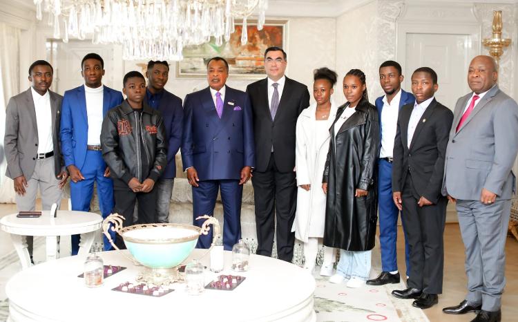 Президент Республики Конго встретился с конголезскими студентами, обучающимися в БВШН 