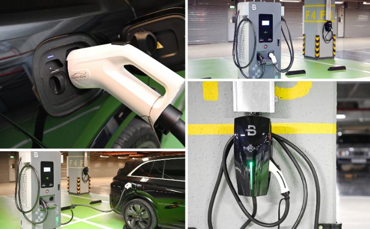 “SOCAR Tower”in yeraltı avtomobil dayanacağında müasir elektrik doldurma məntəqəsi istifadəyə verilib 