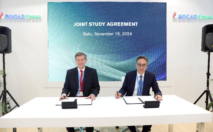 COP29 çərçivəsində SOCAR ilə “Tree Energy Solutions” arasında Birgə Tədqiqat Sazişi imzalanıb 