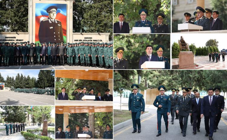 Hərbi prokuror Dövlət Sərhəd Xidmətinin hərbi qulluqçuları ilə görüşüb 