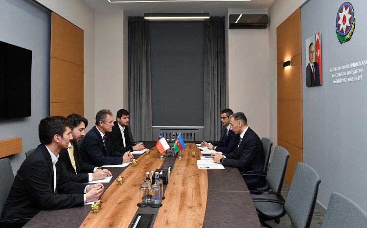 Nazir Rəşad Nəbiyev Çilinin nəqliyyat və telekommunikasiya naziri  ilə görüşüb 