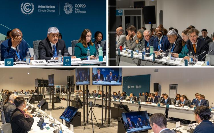 COP29 çərçivəsində İqlim fəaliyyəti üzrə Maliyyə Nazirlərinin Koalisiyasının iclası keçirilib 