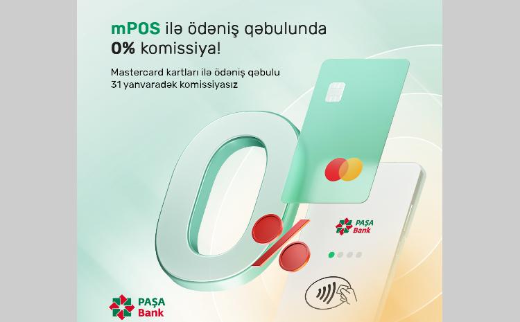 “PAŞA Bank” “mPOS” məhsuluna endirim kampaniyası elan edir 