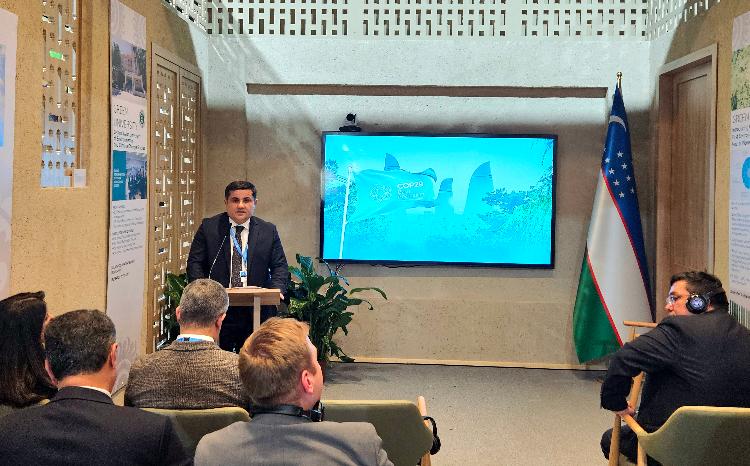 Aydın Səfixanlı “İqlim dəyişmələri şəraitində uşaqların sağlamlıq hüququnun təmin edilməsi” mövzusunda yan tədbirdə iştirak edib 