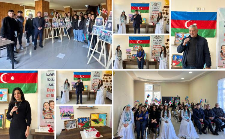 Dmanisidə Zəfər Günü münasibətilə tədbir keçirilib 