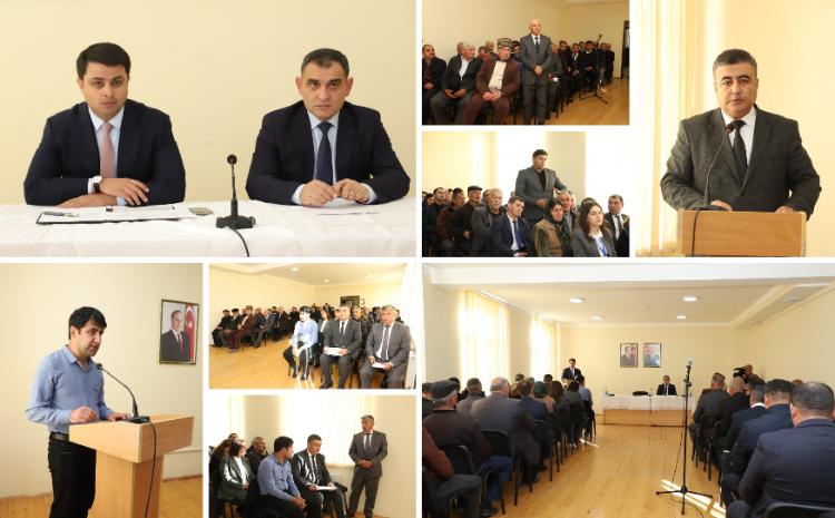 Neftçala Rayon İcra Hakimiyyətinin başçısı Yuxarı Qaramanlı kənd sakinləri ilə səyyar görüş keçirib 